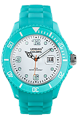 URBAN COLORS Turquoise / White